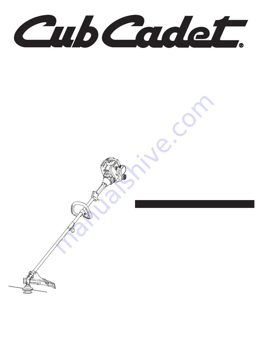 Cub Cadet CC212 Operator'S Manual Download Page 17