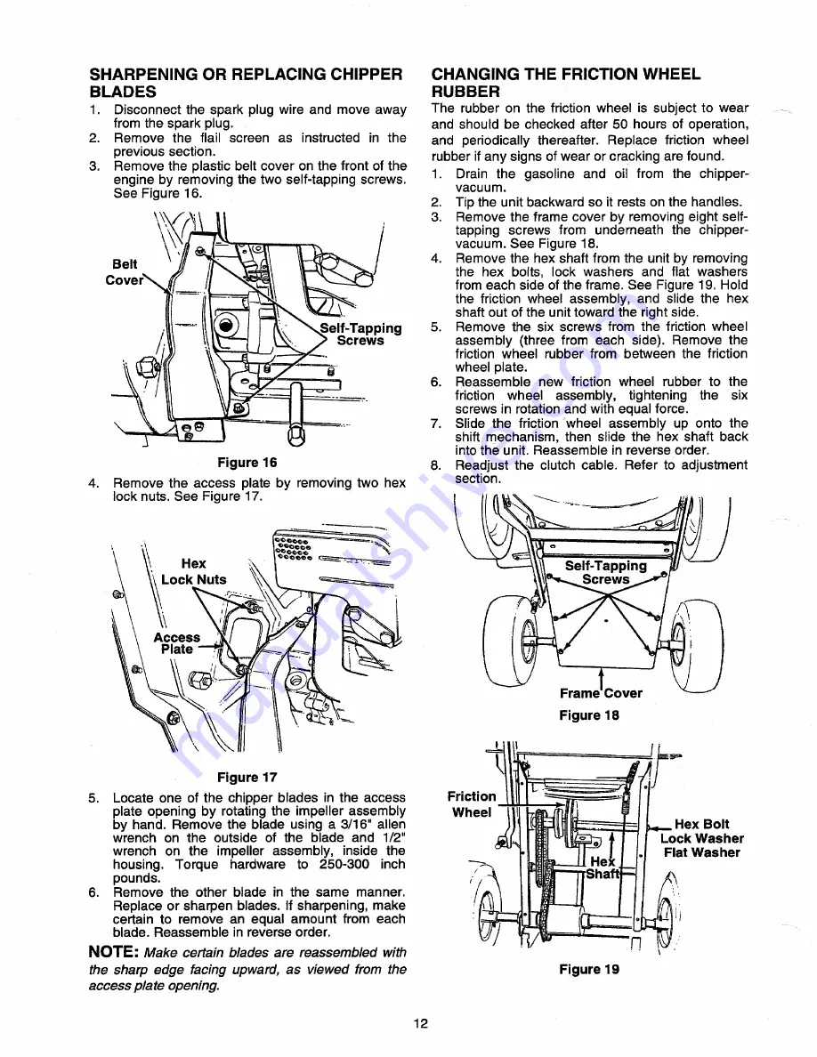 Cub Cadet CSV 260 Operator'S Manual Download Page 12