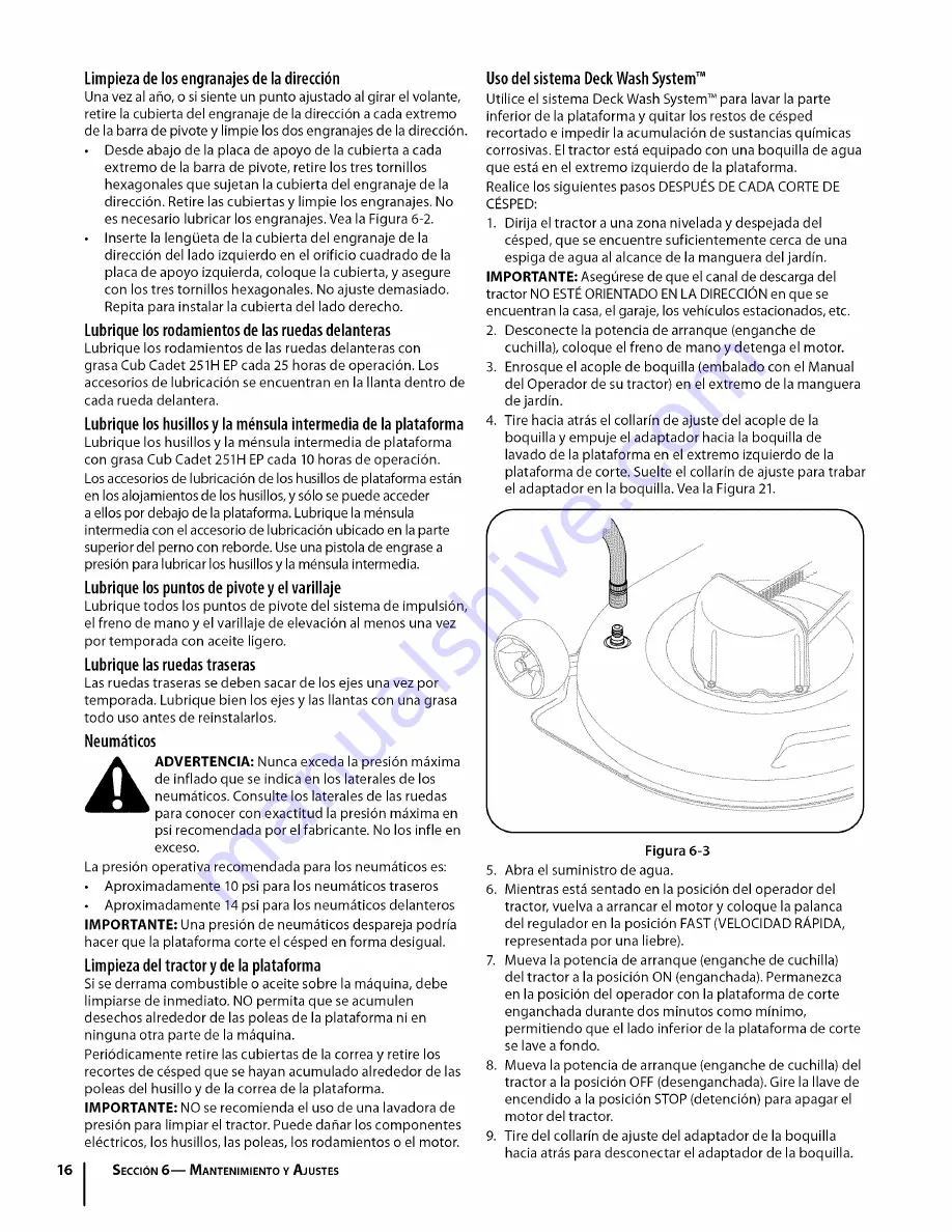 Cub Cadet Time Saver i1042 Скачать руководство пользователя страница 100