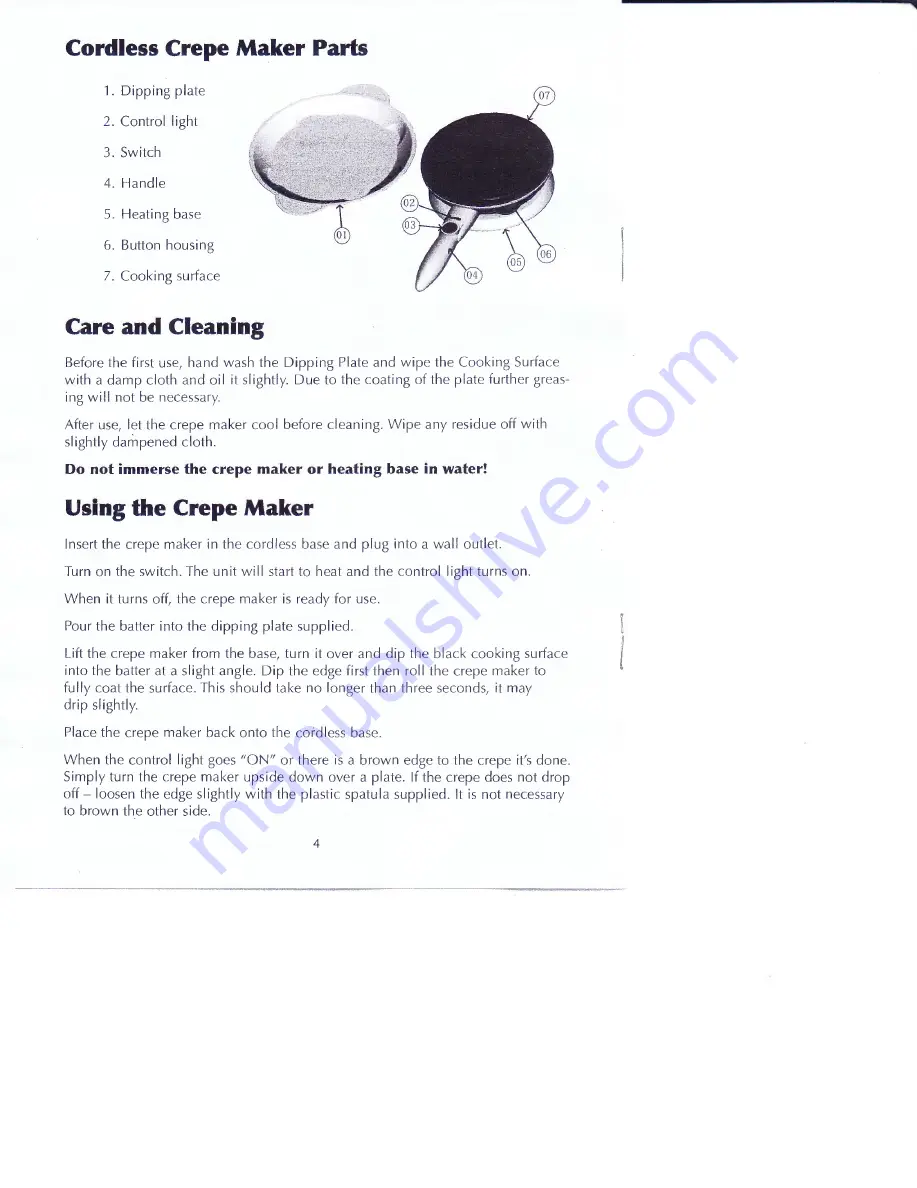 Cucina Pro 1447 Instructions Manual Download Page 4