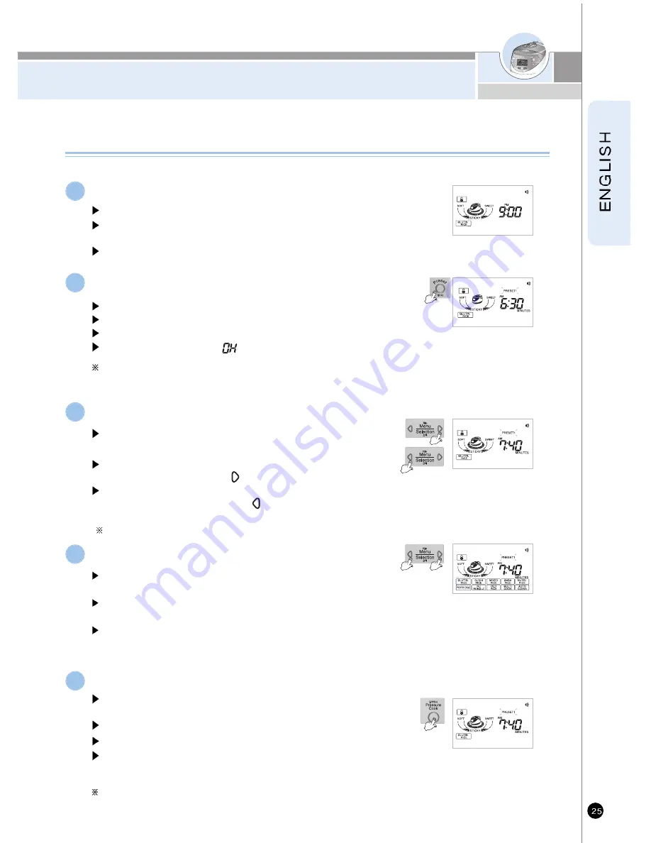 Cuckoo CRP-HP06 Fuzzy Series User Manual Download Page 25