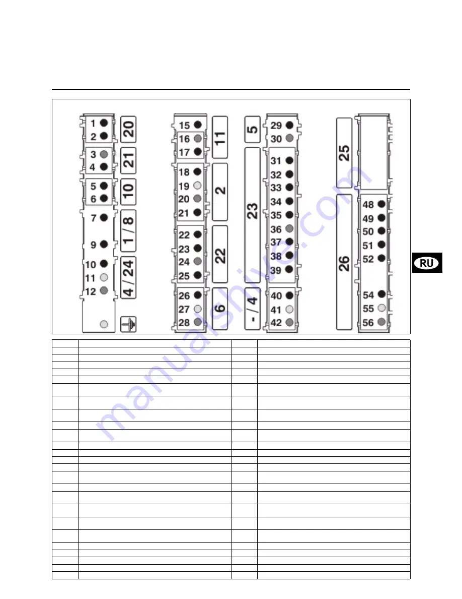 Cuenod C24 GX507/8 Operating Instructions Manual Download Page 41