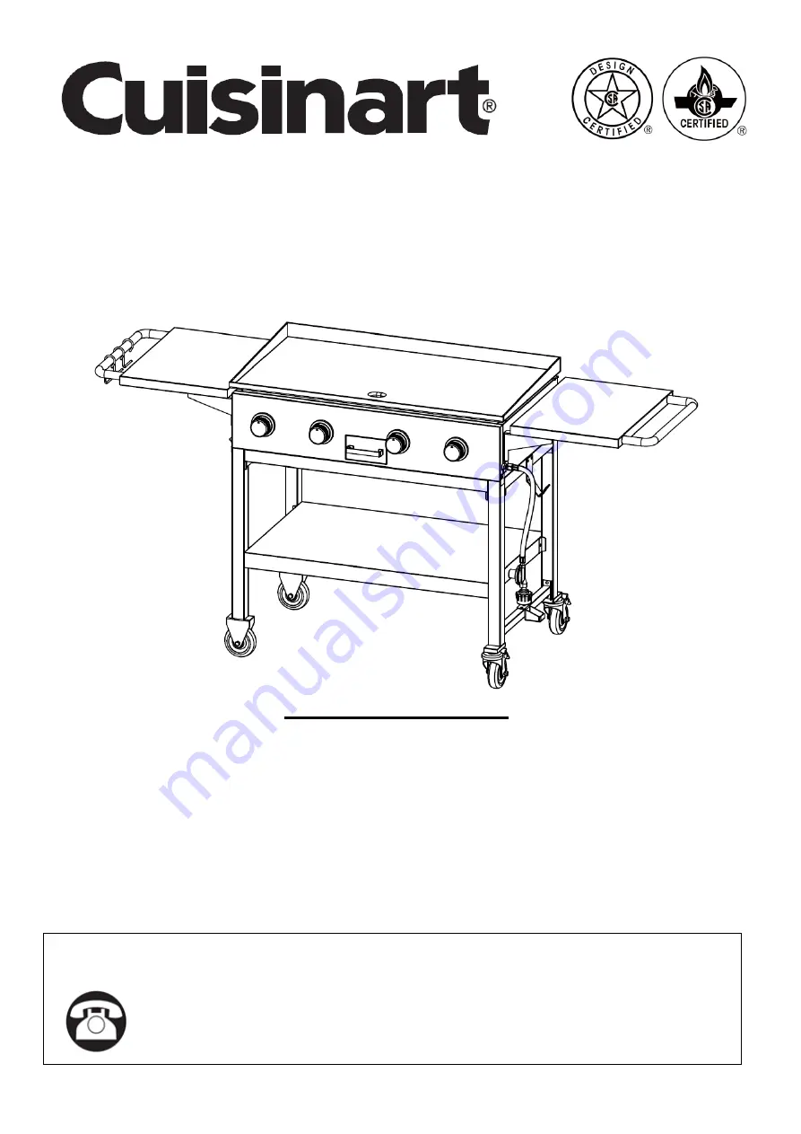 Cuisinart 399-5937-4 Assembly & Operating Instructions Download Page 1