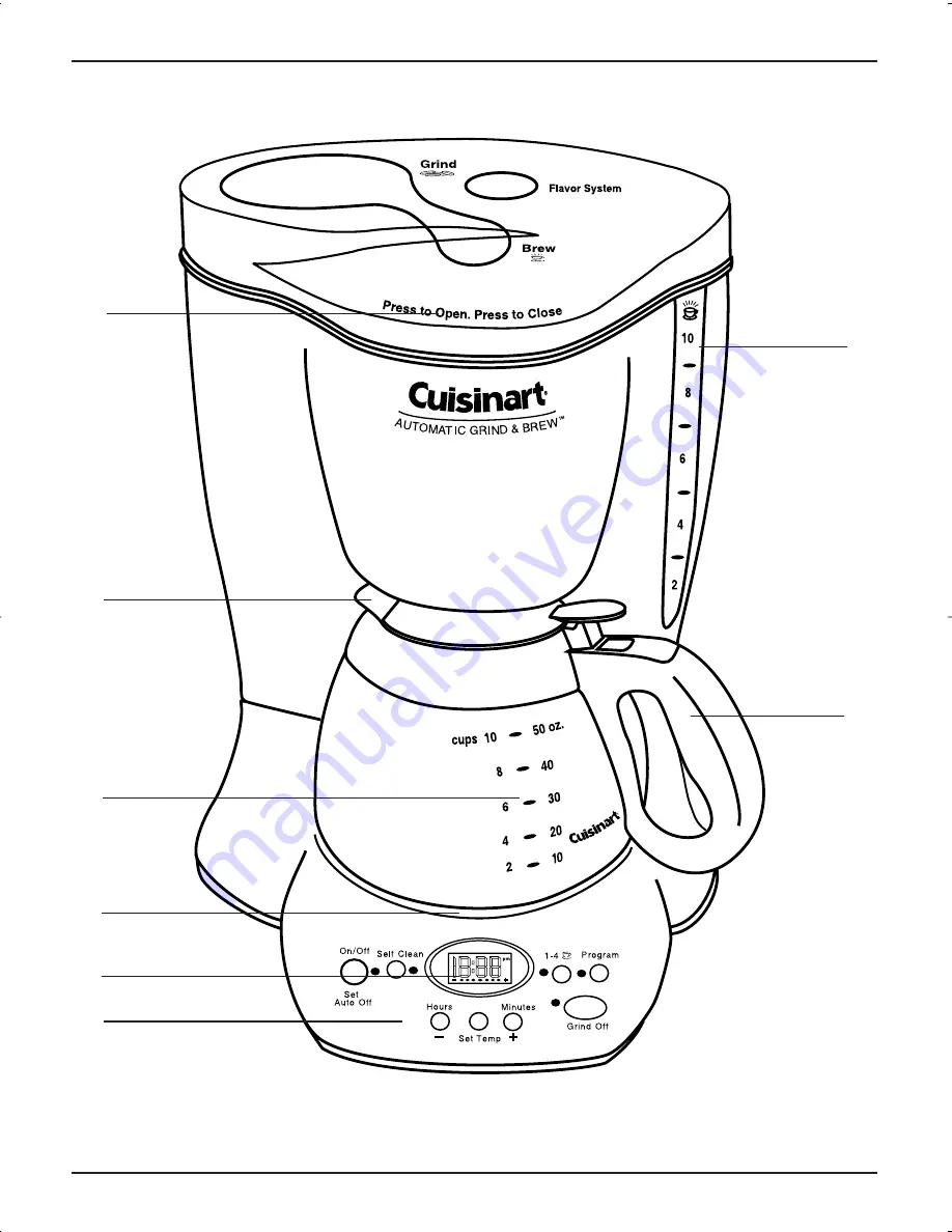 Cuisinart Grind & Brew DGB-300 User Manual Download Page 7