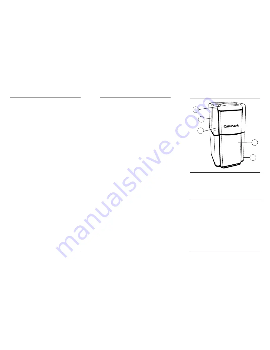 Cuisinart Grind Central DCG-12BC User Manual Download Page 2