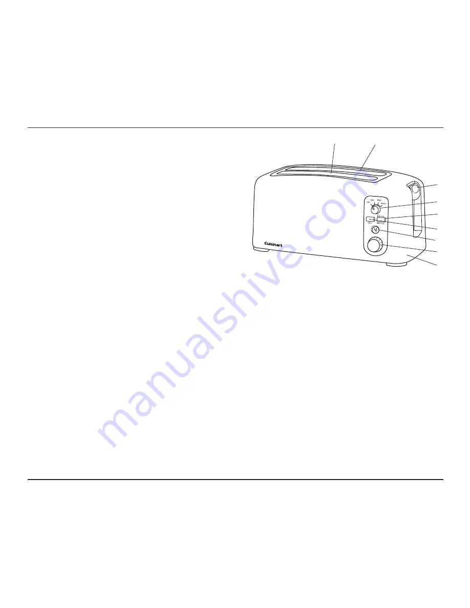 Cuisinart Tan-4 - 4 Slice Tandem Toaster Instruction Booklet Download Page 3