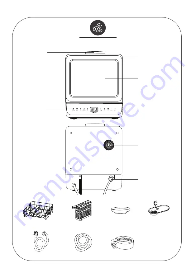 Cuizimate RBSDISHWASHER Instruction Manual Download Page 3