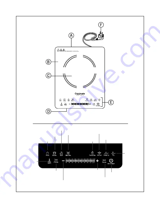 Cuizimate RBSIH19NEW2 Instruction Manual Download Page 16