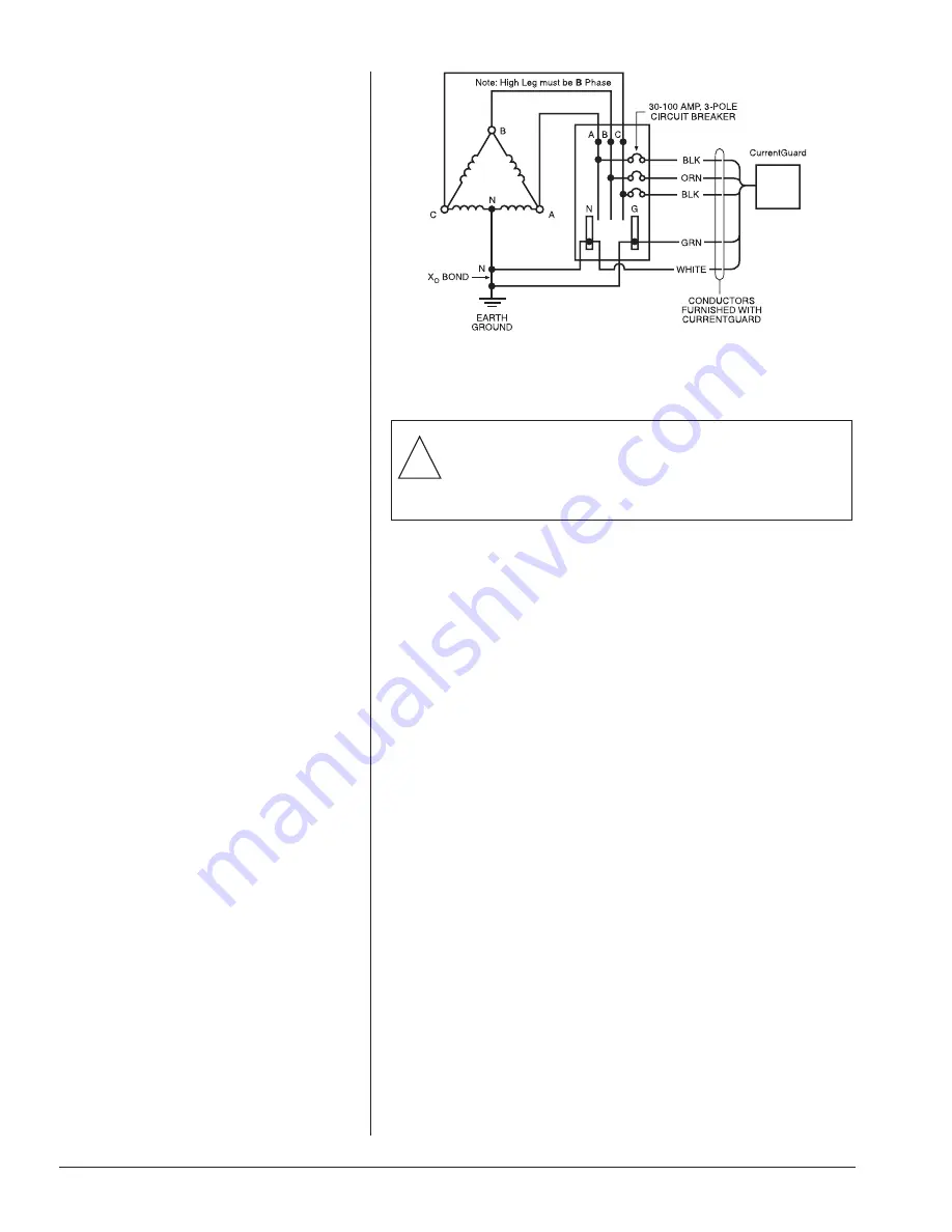 Current Technology CurrentGuard CG-120/208-3GY Series Скачать руководство пользователя страница 6