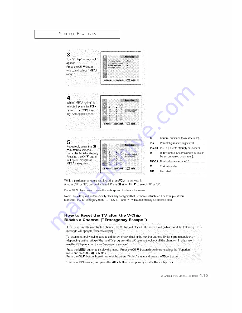 Curtis Mathes CM25020S Owner'S Manual Download Page 47