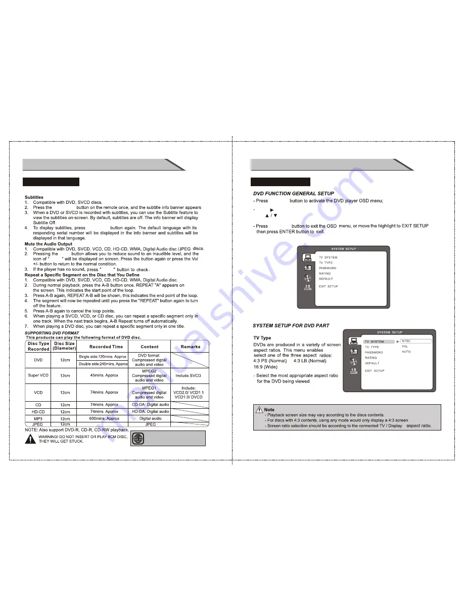 Curtis LCDVD2454A Owner'S Manual Download Page 20