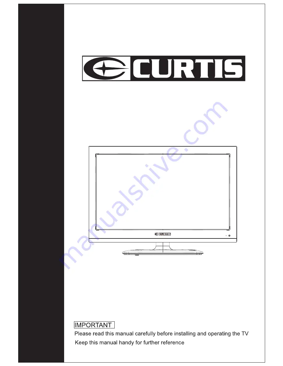 Curtis LED2440A Instruction Manual Download Page 1