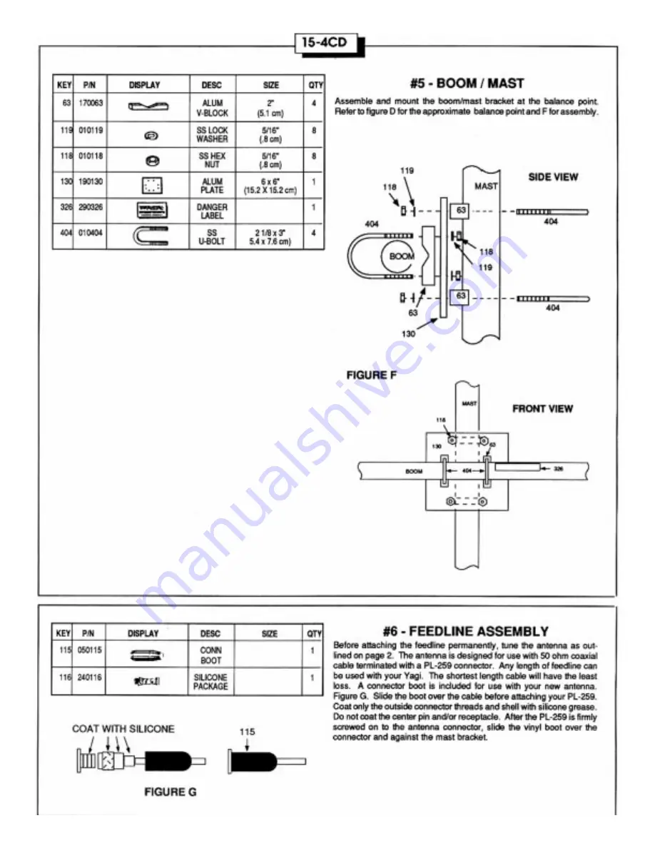 CUSHCRAFT 15-4CD Skywalker Скачать руководство пользователя страница 5