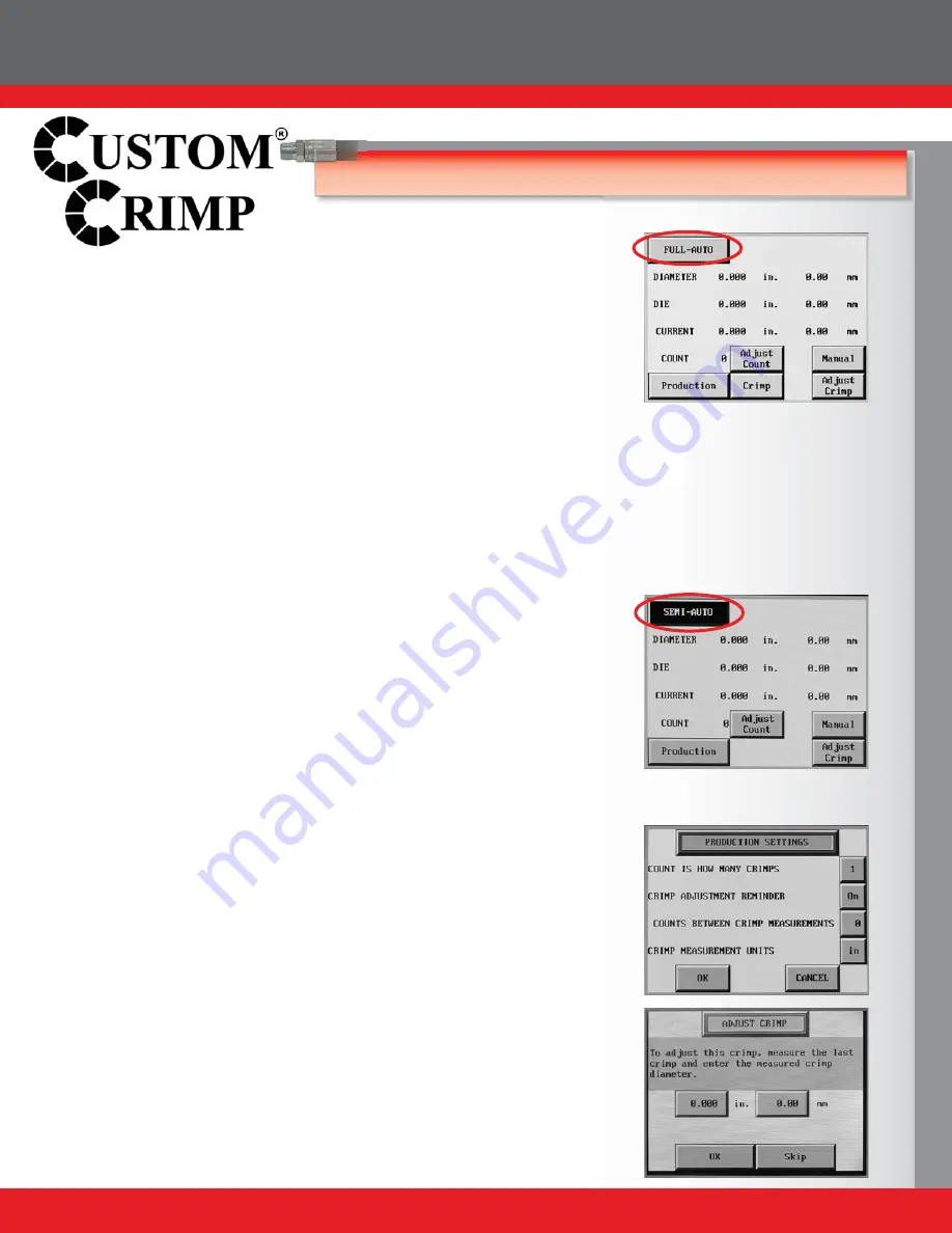 Custom Crimp CC440 series Operator'S Manual Download Page 14