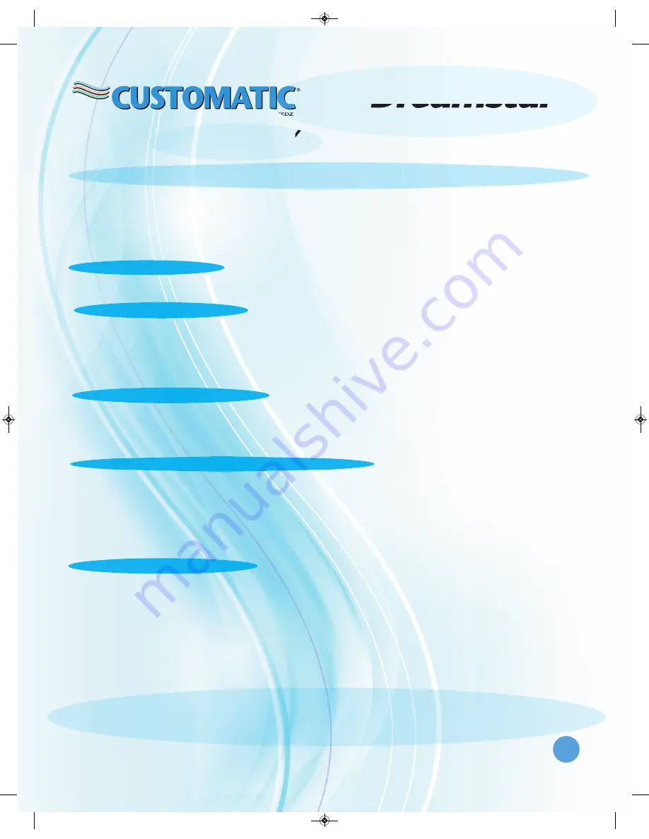 Customatic dreamstar CM-ABDS-A18-WWM-U-S-AC-PLBS-DR-LM Скачать руководство пользователя страница 16