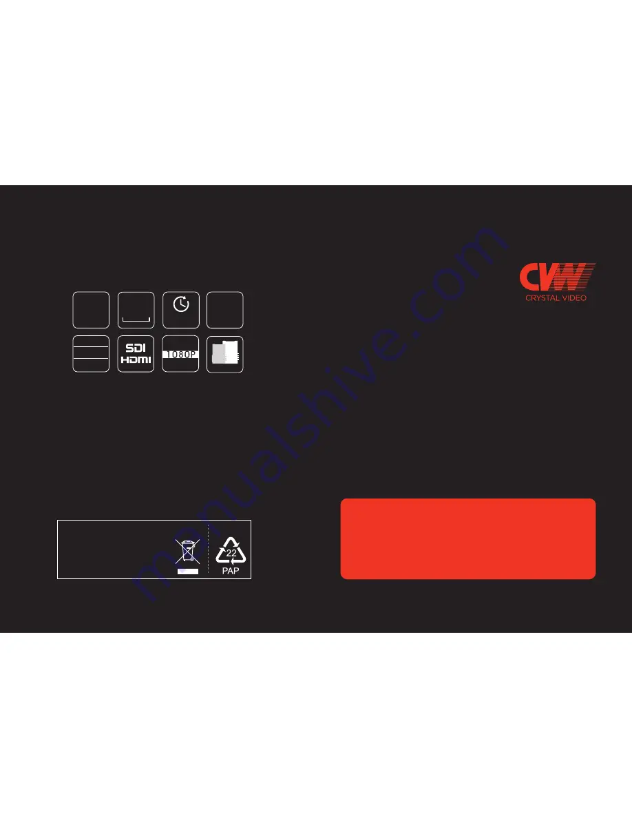 CVW 3062 User Manual Download Page 1