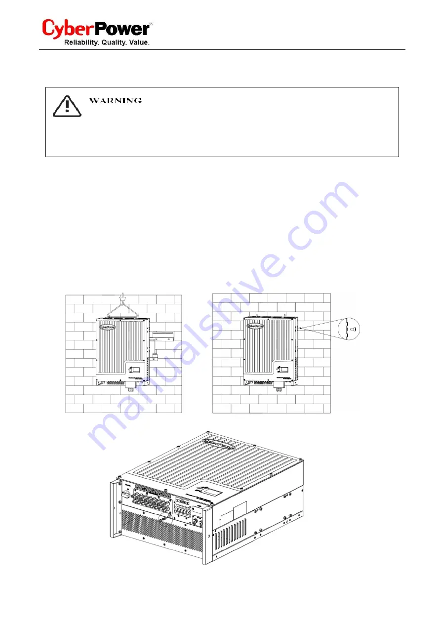 Cyber Power Mini Central CPSPV30000ETL Series User Manual Download Page 19