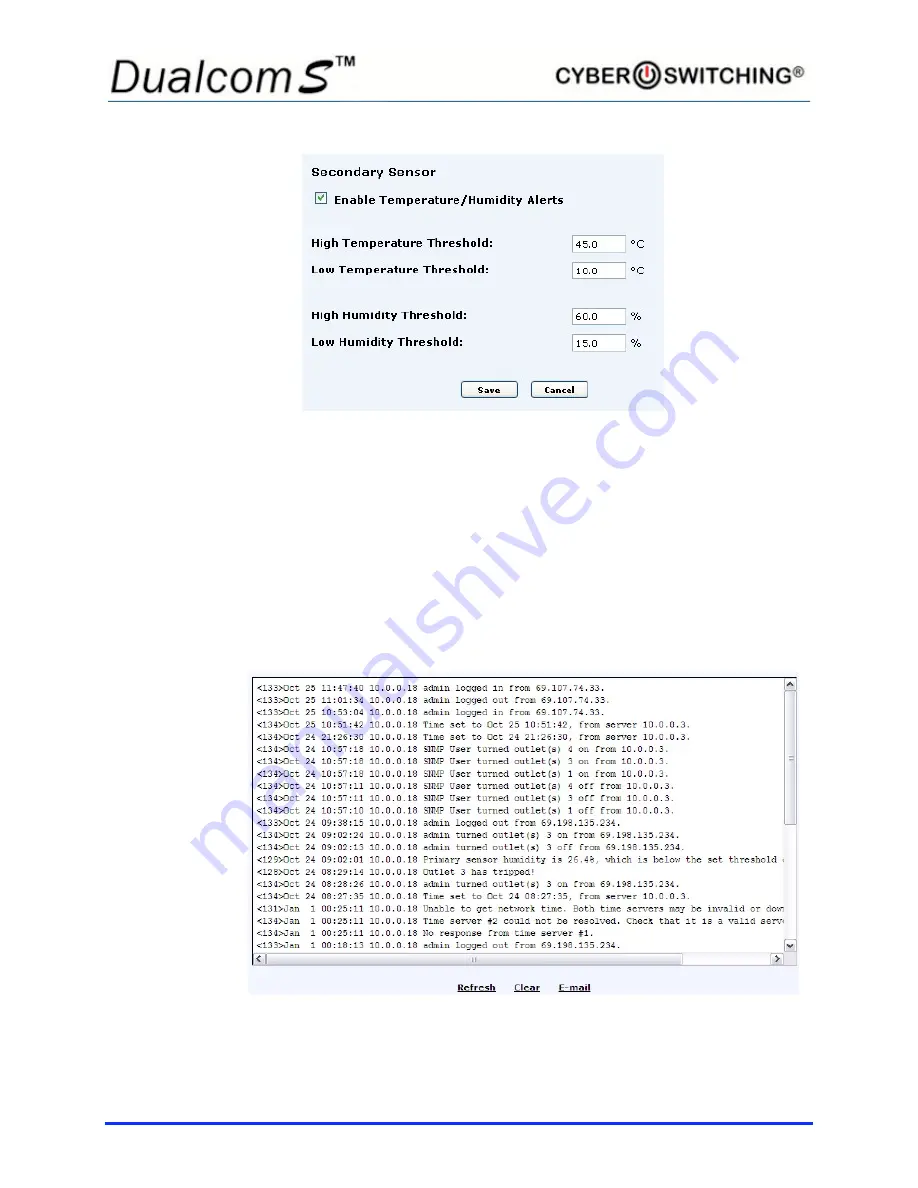 cyber Switching Dualcom S User Manual Download Page 35