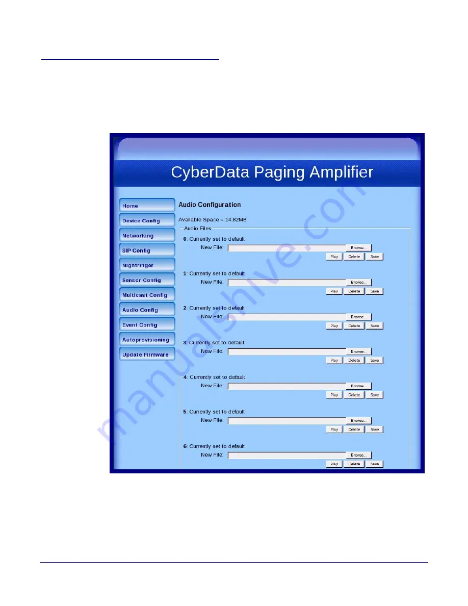 CyberData 11096 Скачать руководство пользователя страница 45