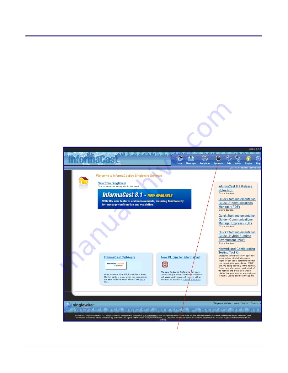 CyberData RAL 9003 Operation Manual Download Page 112