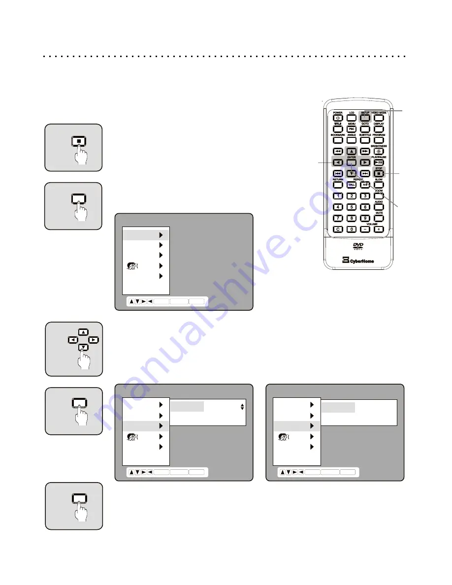 CyberHome LDV 702 Owner'S Manual Download Page 39