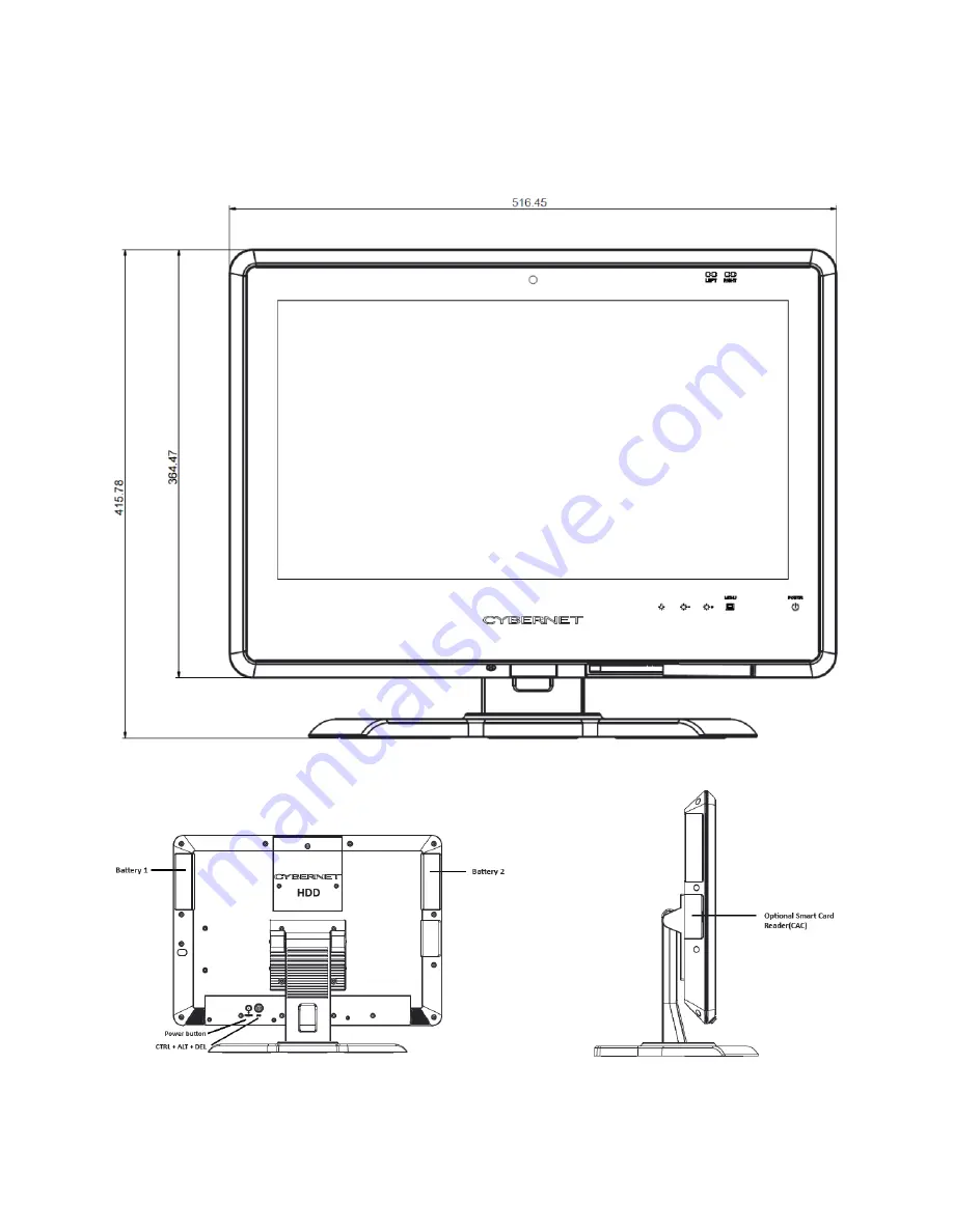 Cybernet CyberMed NB20 User Manual Download Page 15