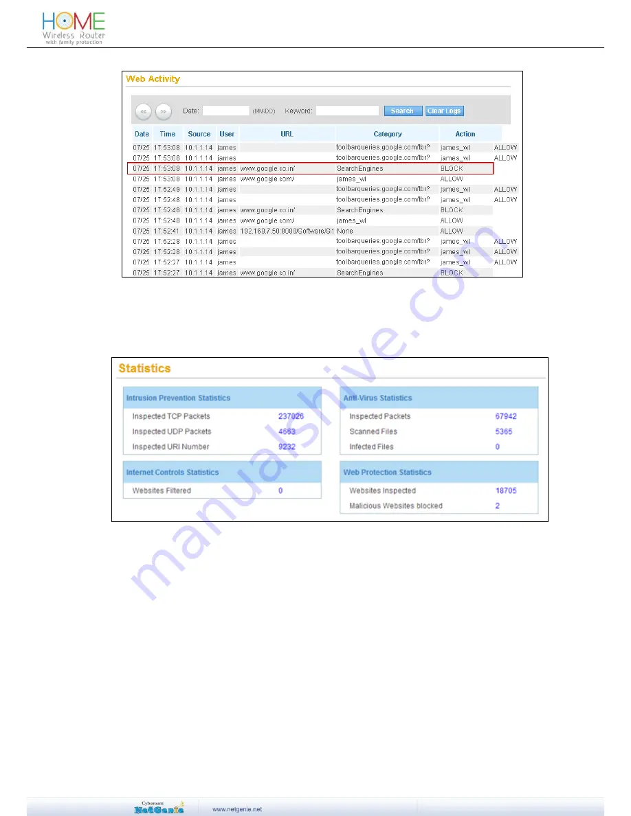 Cyberoam Home User Manual Download Page 61