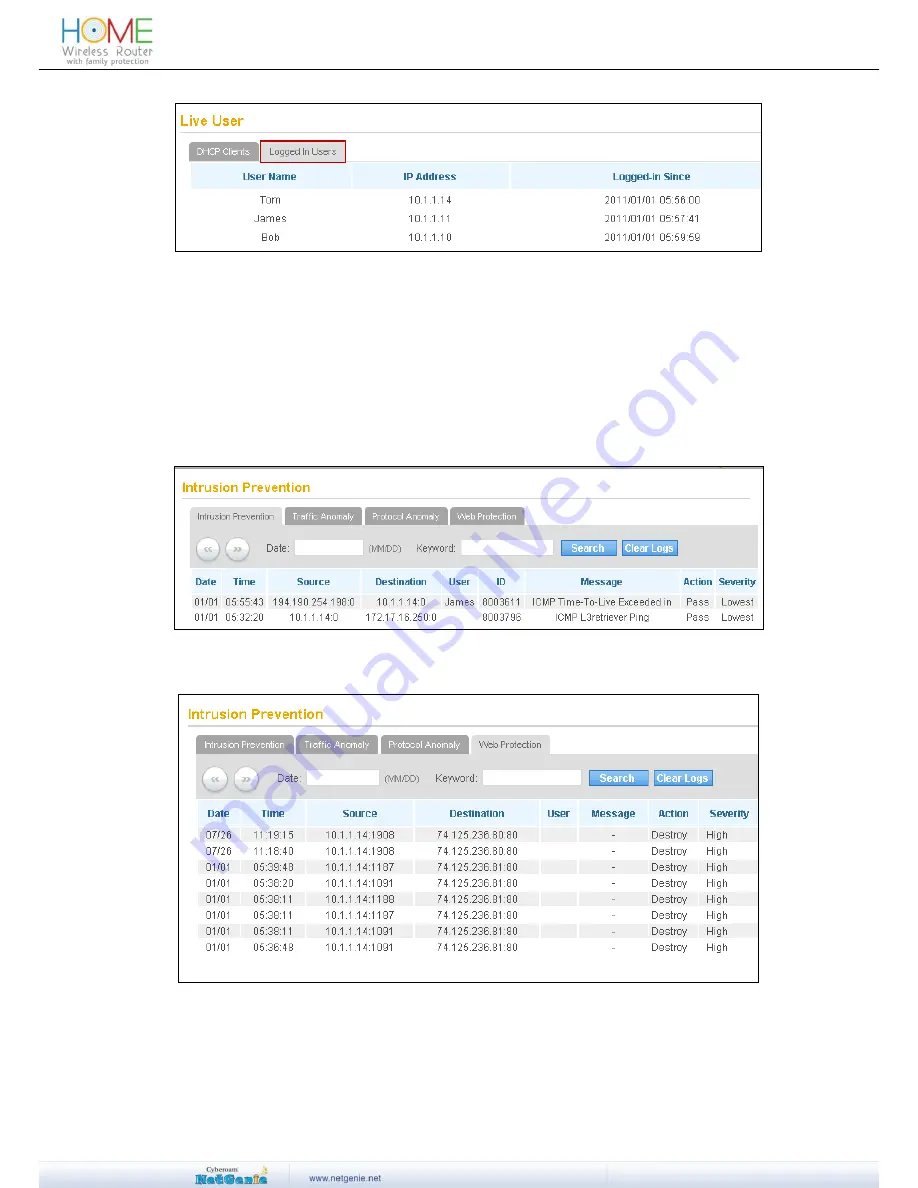 Cyberoam Home User Manual Download Page 64