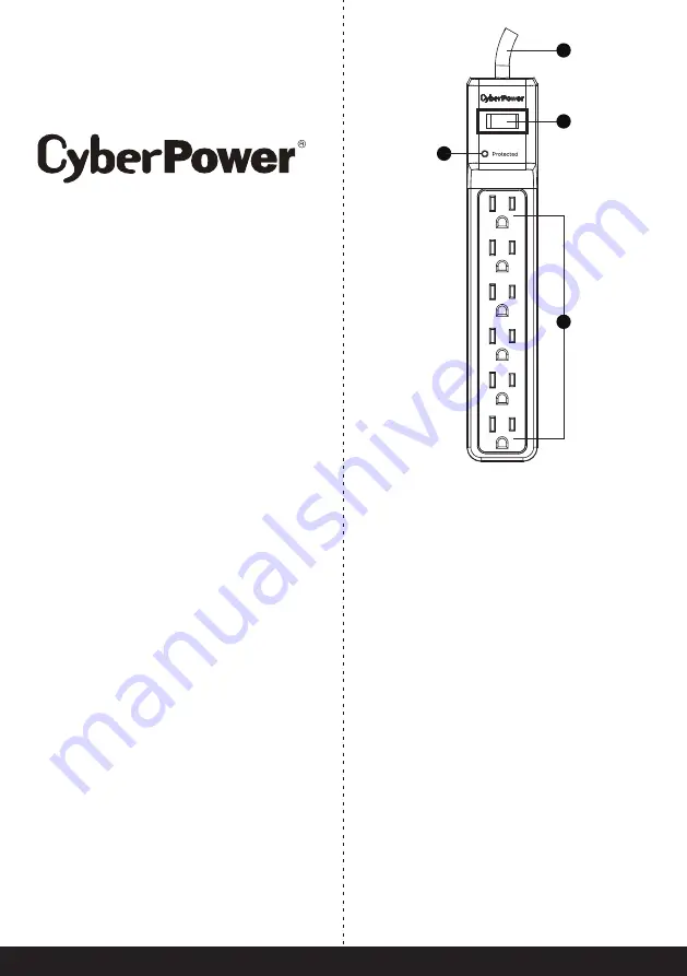 CyberPower B615 Скачать руководство пользователя страница 1