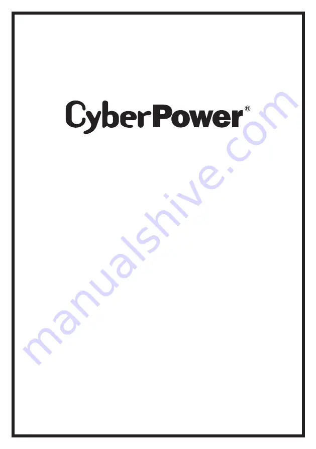 CyberPower OLS10000ERT6UA Скачать руководство пользователя страница 1