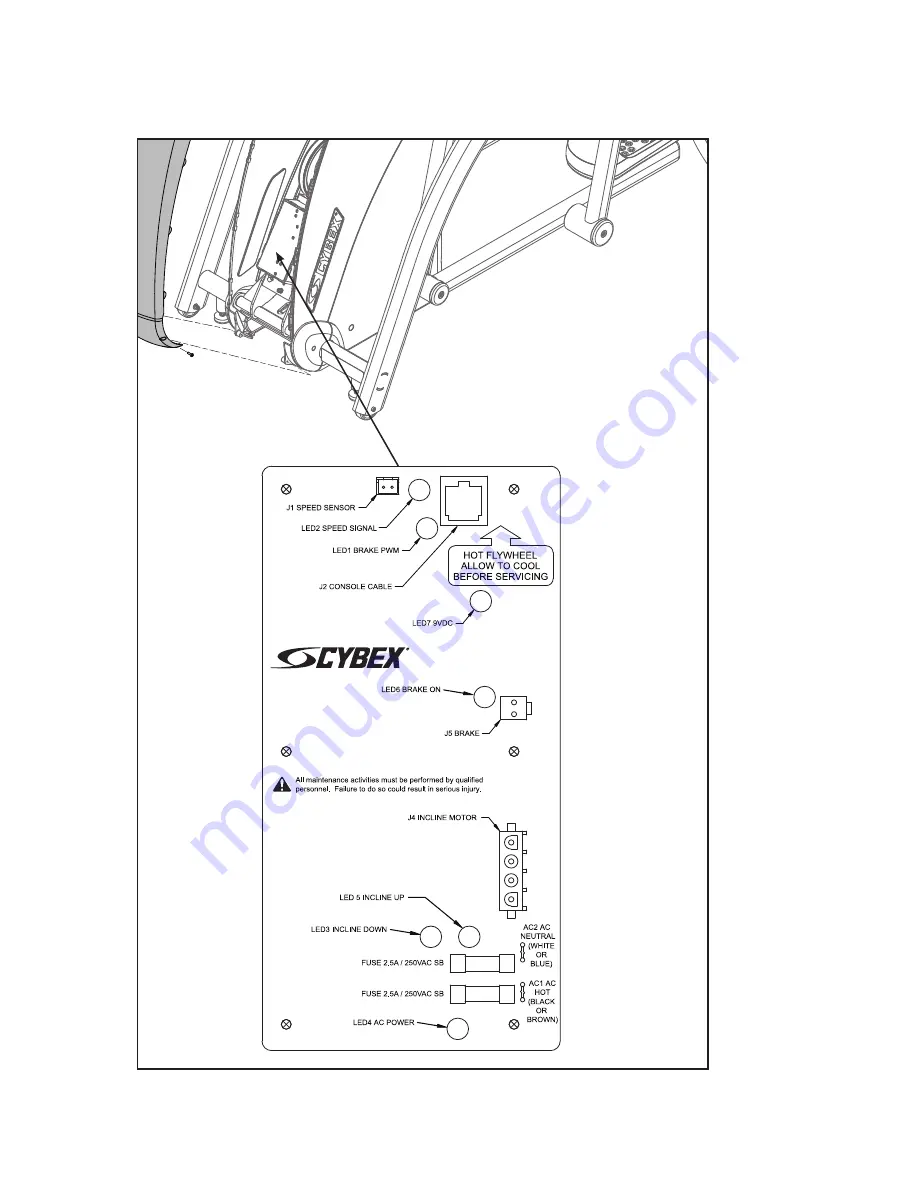 CYBEX Arc Trainer 425A Owner'S Manual Download Page 14