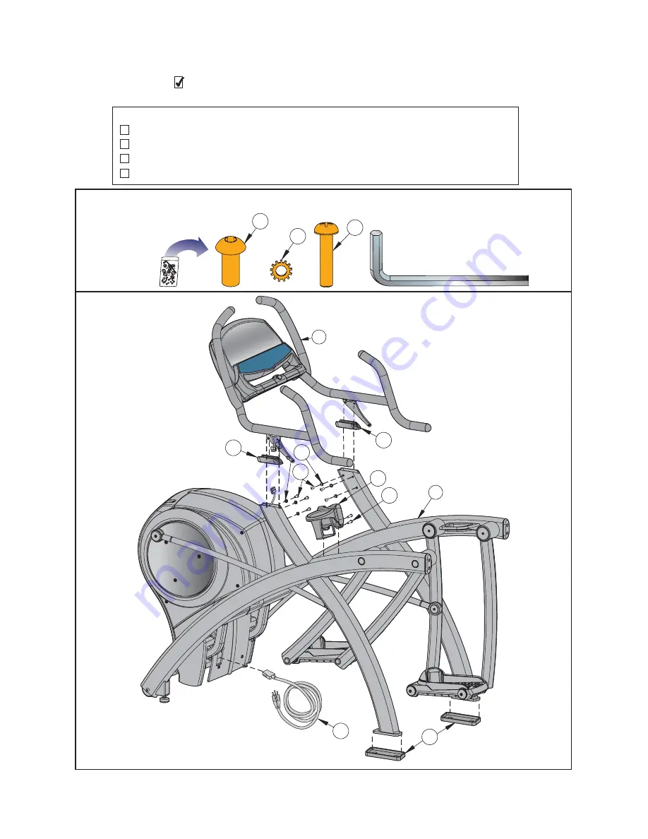 CYBEX Arc Trainer 600A Owner'S Service Manual Download Page 46