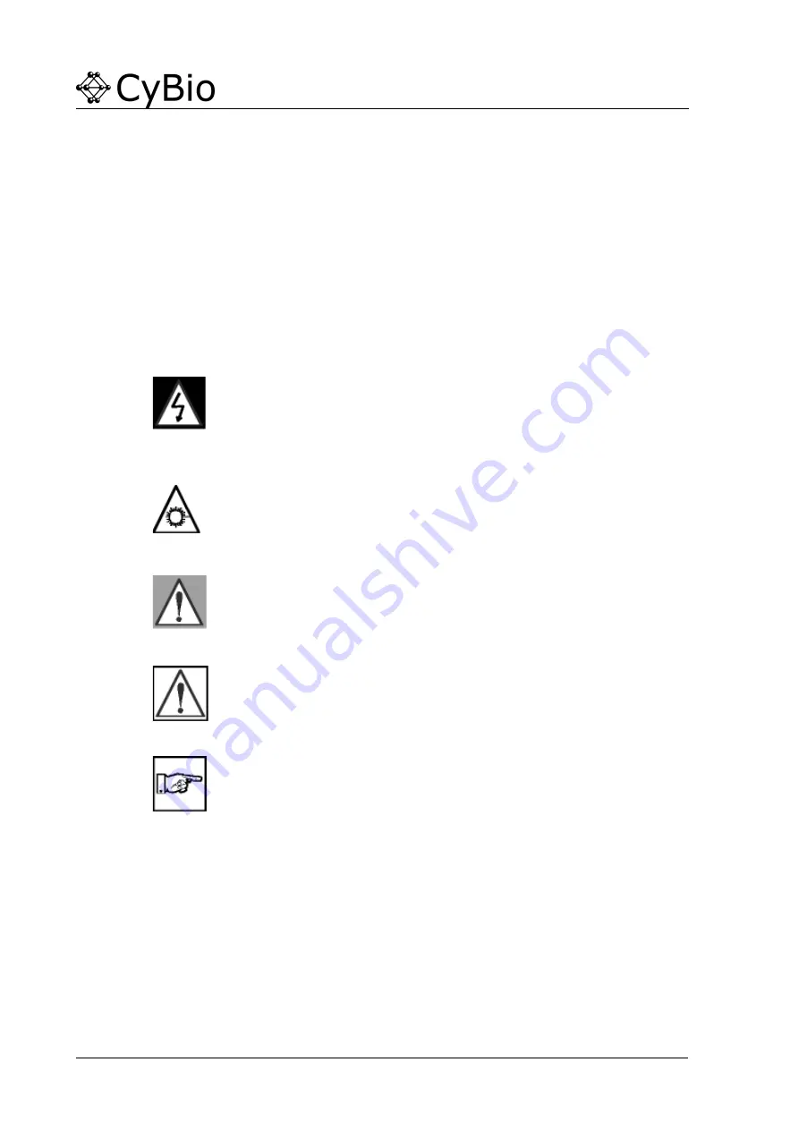 CYBIO CyBi -Kombichem Operating Instructions Manual Download Page 10