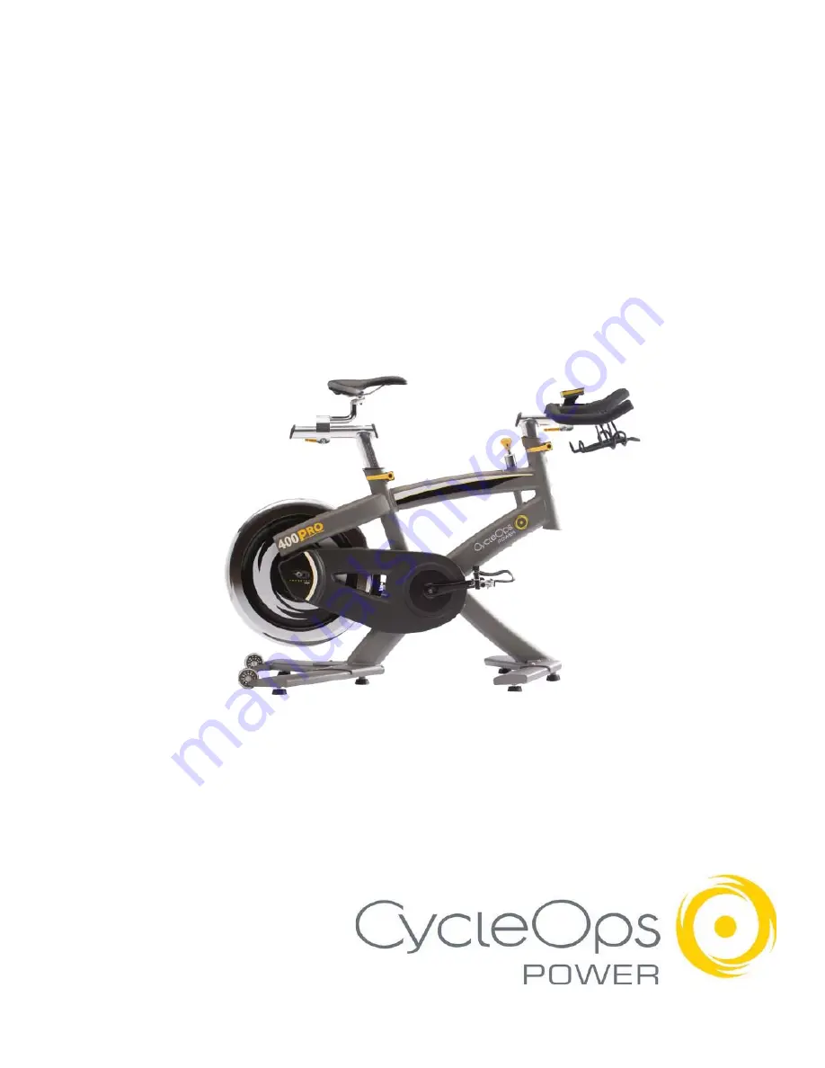 CycleOps 100 PRO Скачать руководство пользователя страница 1