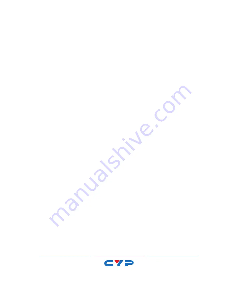 CYP CH-1529RXV Operation Manual Download Page 20