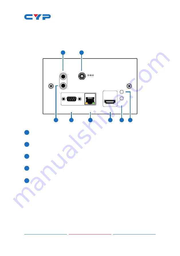 CYP CH-507RXWPBD Operation Manual Download Page 8