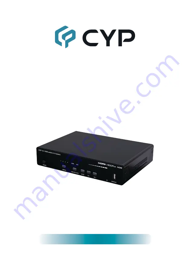 CYP CPLUS-401V Скачать руководство пользователя страница 1