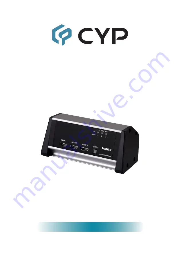 CYP CPLUS-V3H1H-TB Скачать руководство пользователя страница 1