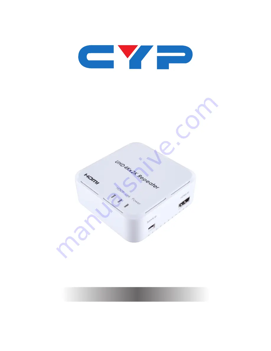 CYP CPRO-11SR Скачать руководство пользователя страница 1