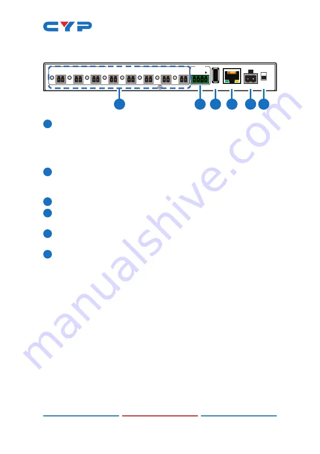 CYP CSR-8PSU-12V Скачать руководство пользователя страница 8