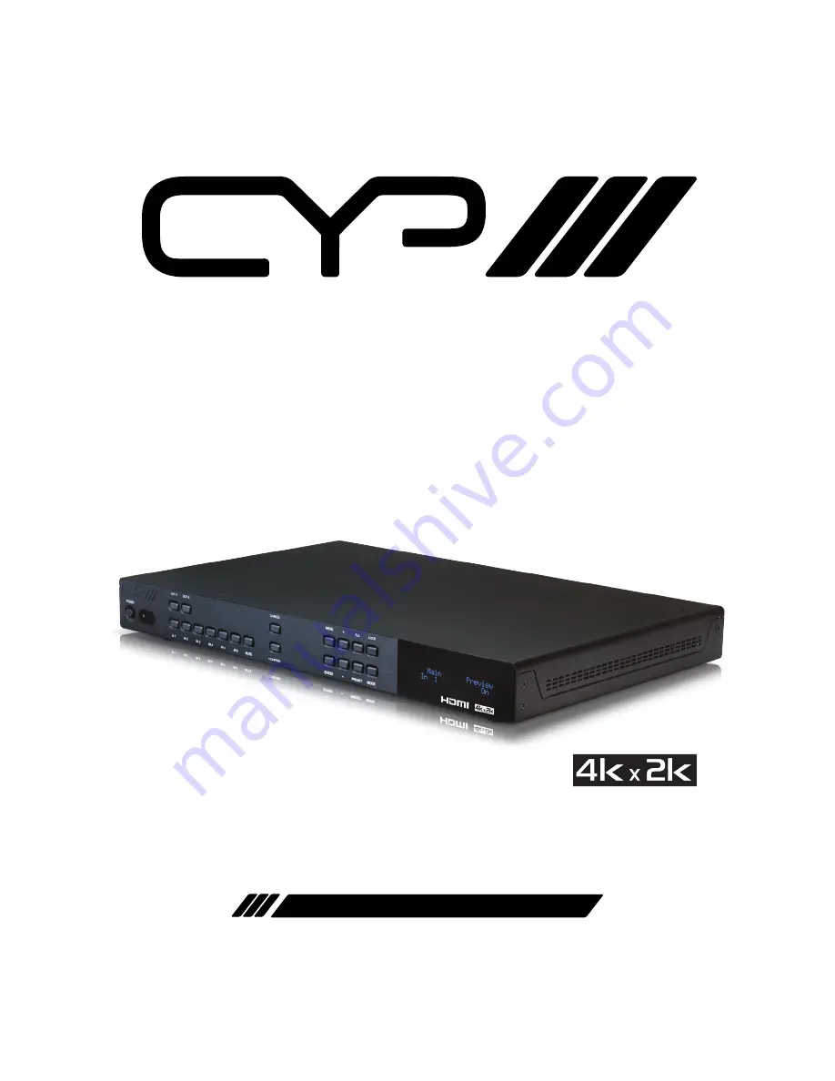 CYP OR-HD62CD Скачать руководство пользователя страница 1