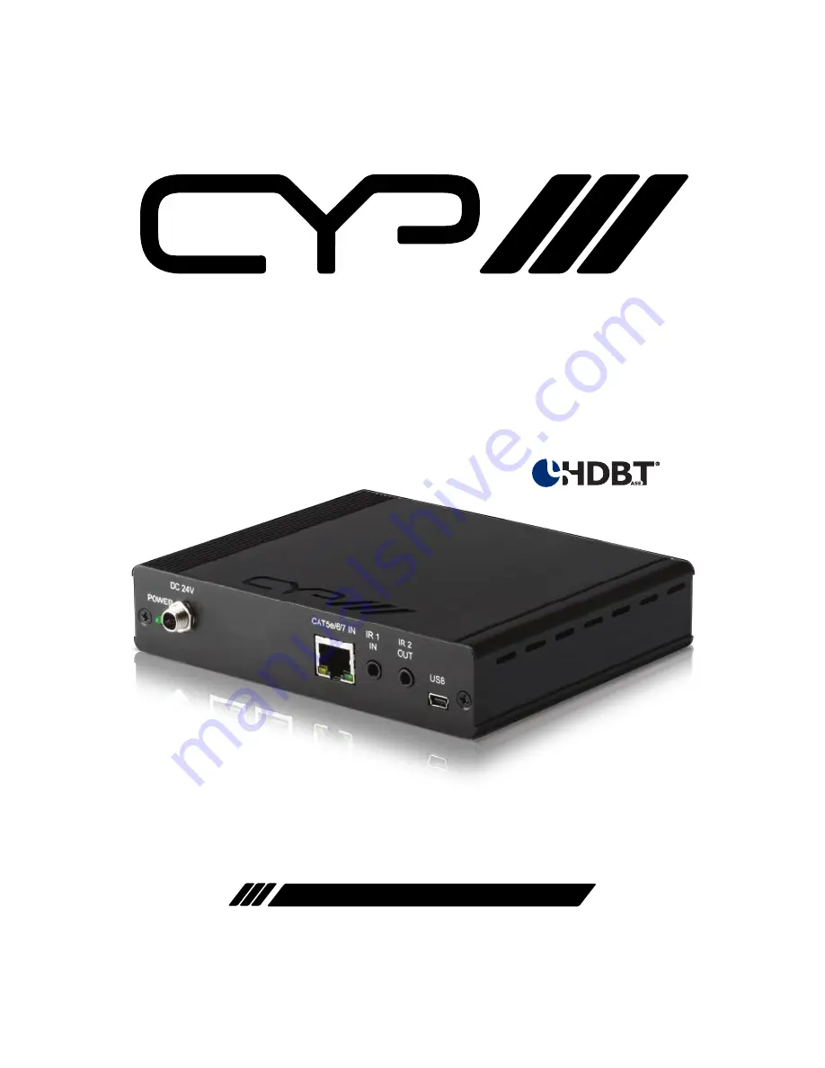 CYP PU-507RX-2HCD Operation Manual Download Page 1