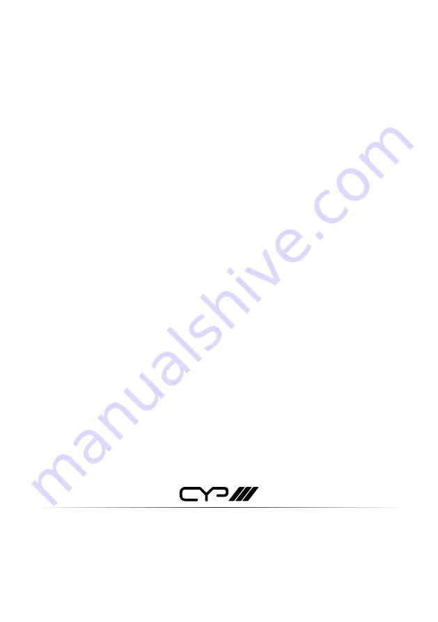 CYP PUV-1H4HPL-AVLC Operation Manual Download Page 46