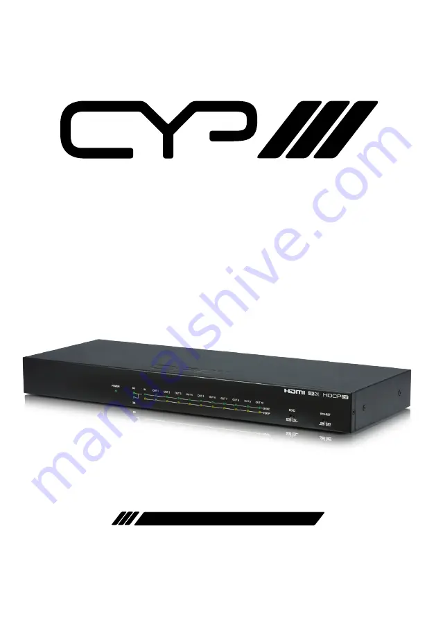 CYP QU-10-4K22 Operation Manual Download Page 1