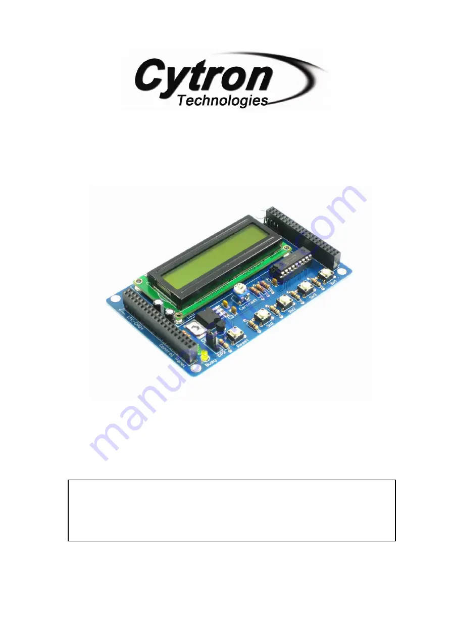 Cytron Technologies IFC-CP04 Скачать руководство пользователя страница 1