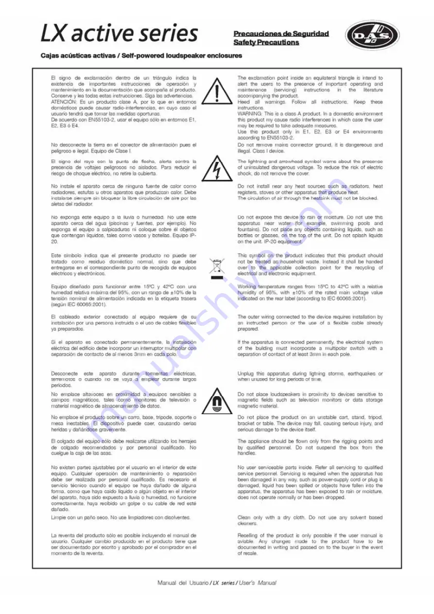 D.A.S. LX-212 User Manual Download Page 4