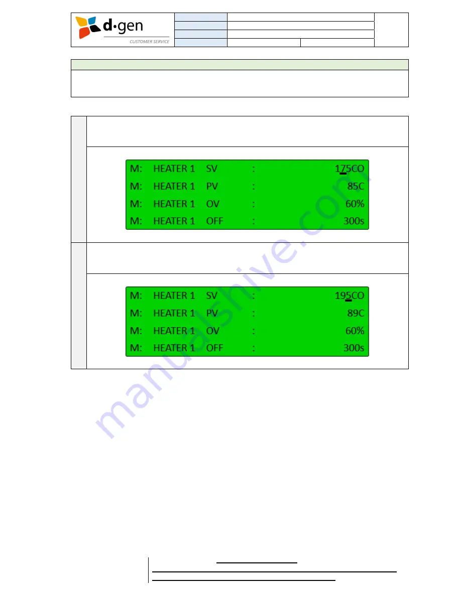 d.gen TELEIOS HEXA Operator'S Manual Download Page 39