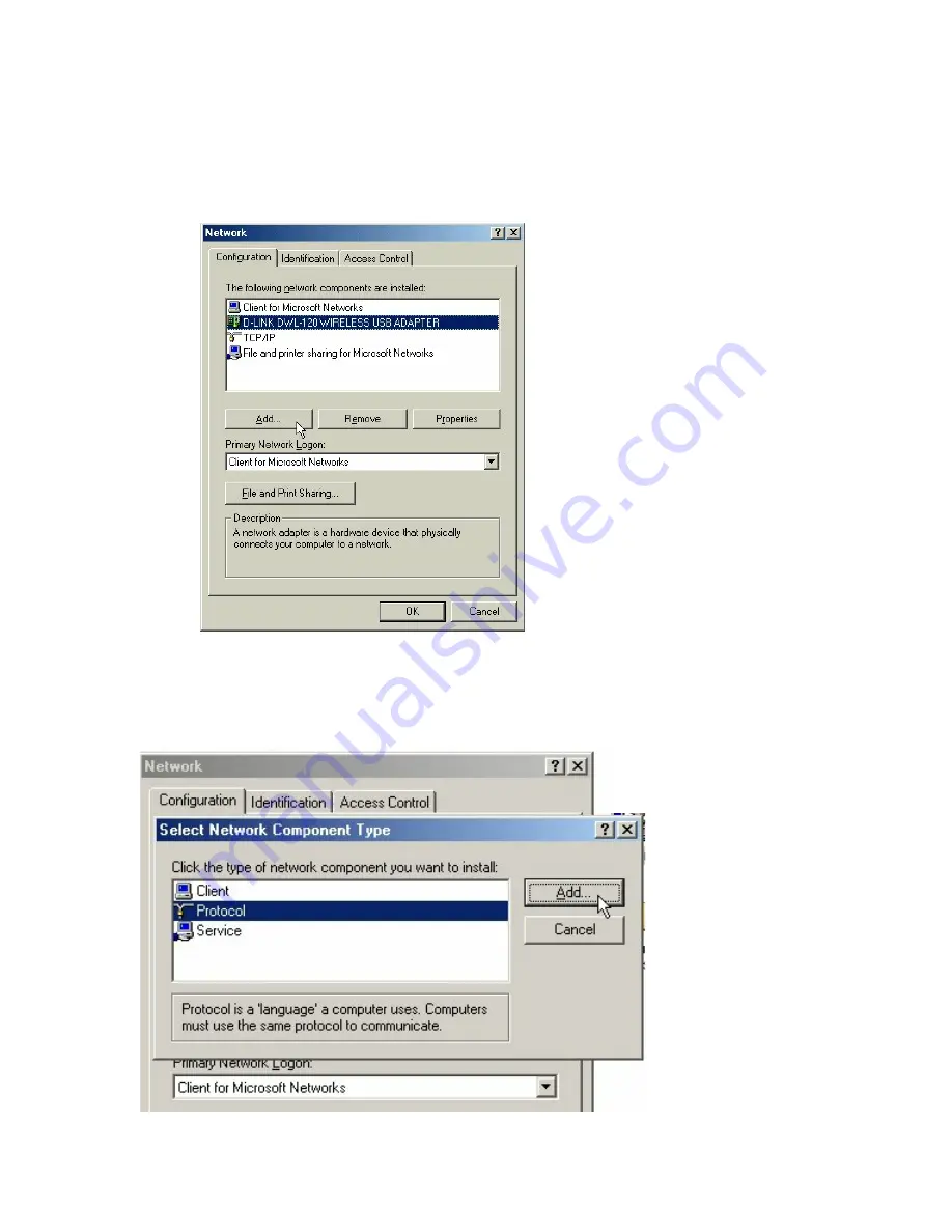 D-Link Air DWL-120 User Manual Download Page 56