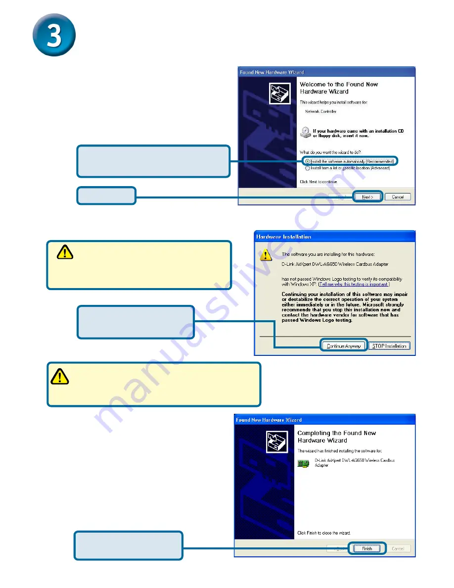 D-Link Air Xpert DWL-AG650 Quick Installation Manual Download Page 5