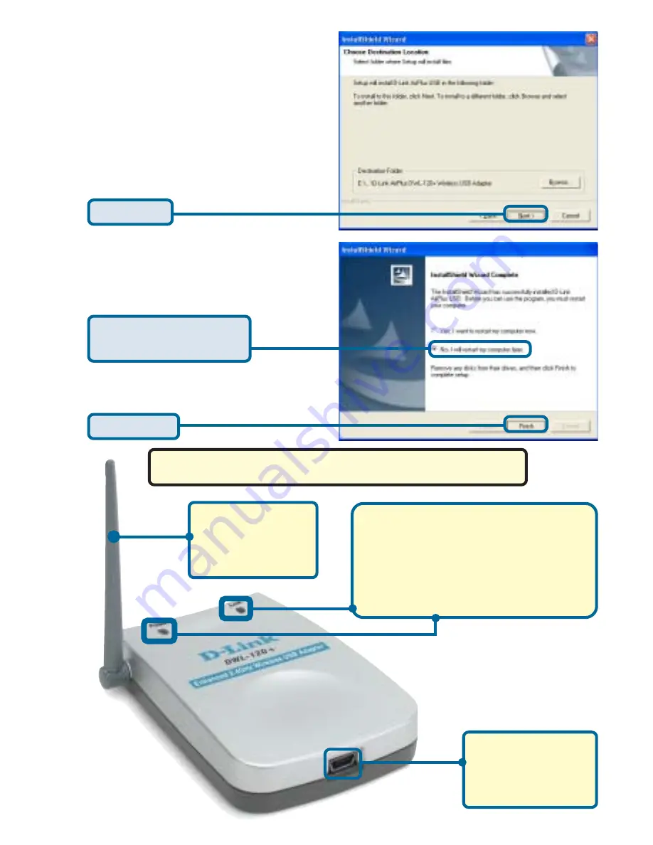 D-Link AirPlus DWL-120+ Quick Installation Manual Download Page 3